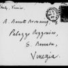 [Browning], [Robert Wiedemann Barrett]. ALS to