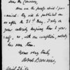 Conway, Moncure D. ALS to, [1864 Apr. 26]