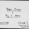[Dowden], [Edward]. ALS to