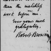 Landor, [Walter Savage]. ALS to