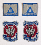 United States Army Music and Theatre Program promotion patches 