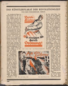 Das Plakat; Mitteilungen des Vereins der Plakatfreunde e.V.