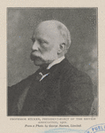 Professor Rüker, president-elect of the British Association, 1901. From a photo by George Newnes, Limited.