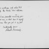 Parkes, Elizabeth Rayner. ALS to