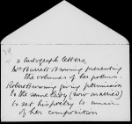 Pym, [Augusta Harding]. ALS to