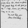 [Simeon], Sir John. ALS to. Regarding a pension for William Allingham