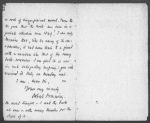 Unknown correspondent. ALS to an