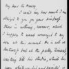 [--?]. Sir Henry. ALS to