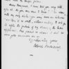[--?], Margaret. ALS to