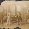 Herbert Standing, Arnold Daly, and two unidentified actors in a scene from Candida