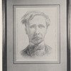 Signed by both. A pastel portrait by A.E. (George William Russell) of George Moore; signed and dated 1900. . .