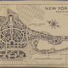 Fairgrounds plan with compass rose