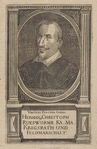 Herman Christoph Rueswormb. KA. MA. Krigsrath un feldmarschalt. Virtuti fortuna comes.