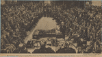 Mr. Runciman delivering a speech which paved the way for Britain's abandonment of free trade--the historic scene in the House of Commons. Courtesy Illustrated London news.