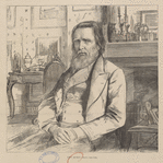 John Ruskin.--Drawn from life.