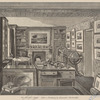 Mr. Ruskin's study. After a drawing by Alexander Macdonald.