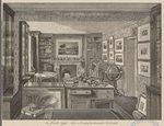 Mr. Ruskin's study. After a drawing by Alexander Macdonald.