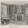 Ruskin's study at Brantwood. Drawn by Arthur Severn, R.I.
