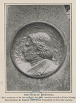 The Ruskin memorial. This memento to the late art critic has been recently erected at Friars' Craig, Derwentwater, an English resort much frequented by American tourists.
