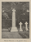 Memorial monument at John Ruskin's grave.