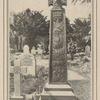 Ruskin's grave in the village churchyard at Coniston, near the home of his latter days, Brantwood.