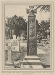 Ruskin's grave in the village churchyard at Coniston, near the home of his latter days, Brantwood.