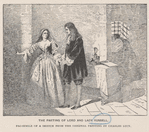 The parting of Lord and Lady Russell. Fac-simile of a sketch from the original painting by Charles Lucy.