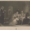 Lord Russell parting with his family previous to his execution, 1683. Engraved for The eclectic magazine