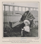 Sir William Howard Russell at Dover. The latest photograph of the famous doyen of war correspondents, now in his eighty-fifth year, with his great-grandson.