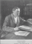 Viktor Rydberg. Professor, författare. Oljemålning av Albert Edelfelt 1893. NM.