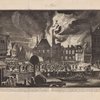 The Burning of the Old Town Hall, in Amsterdam, July 7, 1652.]