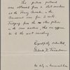 Report from Gertrude D. Tannenbaum to Miss Etting regarding postcards