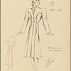 Redingote with novel pockets.