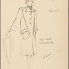 Full length coat of shantung.