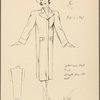 Straight line box coat.