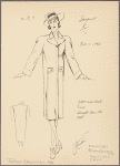 Straight line box coat.