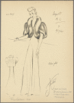 Short fur jacket, worn over evening gown