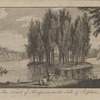 The tomb of Rousseau in the Isle of Poplars.