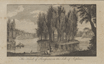 The tomb of Rousseau in the Isle of Poplars.