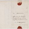 Letter from Voltaire to notary