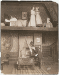 William Morris, Mary Pickford, Iva Merlin, and Henry Stanford in Act III of the stage production A Good Little Devil by Rosemonde Gerard and Maurice Rostand, Theatre Republic.