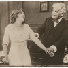 Mary Pickford and David Belasco in a scene from the motion picture A Good Little Devil.