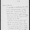 Stephen, Sir Leslie. ALS to R. Browning. Relating to Elizabeth Barrett Browning's works