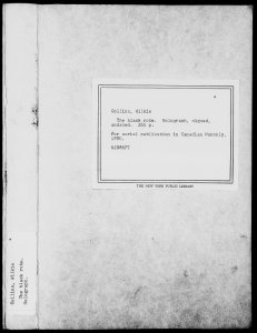 Wilkie Collins collection of papers