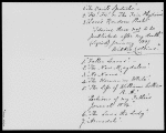 Copyright novels which belong to me. Holograph 1882 January
