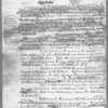 Iris. Incomplete holograph copy of story. Pages 1-5 in Collins' hand 1887 May