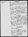Man and wife. Act I and II. Holograph draft. Inscribed on verso of last page: "Man and wife. Part of the drama (as originally written)." n.d.