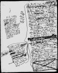 Clarke, Marcus. The moonstone. Ms. play, signed and dated "Public Library, Melbourne, Victoria, 22d August 1879". A dramatization of Collins' novel. Includes 2 pen-and-ink sketches for stage settings 1879 Aug 22