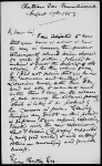 Bentley, George. ALS to 1853 Aug. 17
