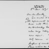 Bentley, [George]. ALS to 1871 Dec. 8
